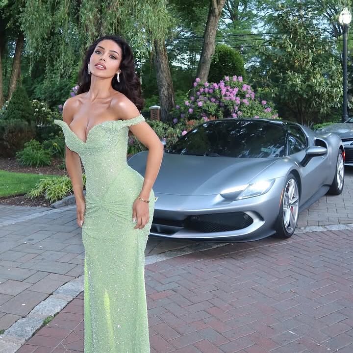 Stunning Light Green One Shoulder Sequined Mermaid Evening Prom Dress LP031